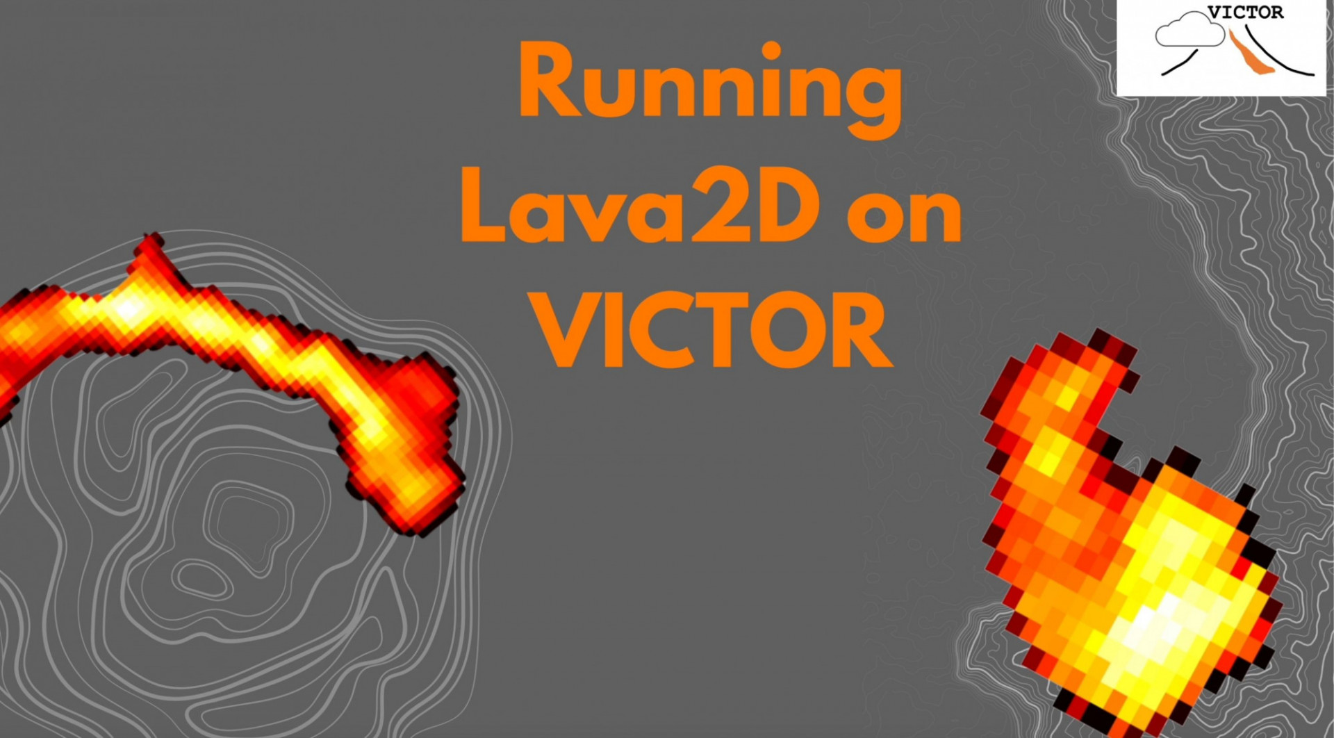 Thumbnail linking to video tutorial for running lava2d on victor on youtube. 